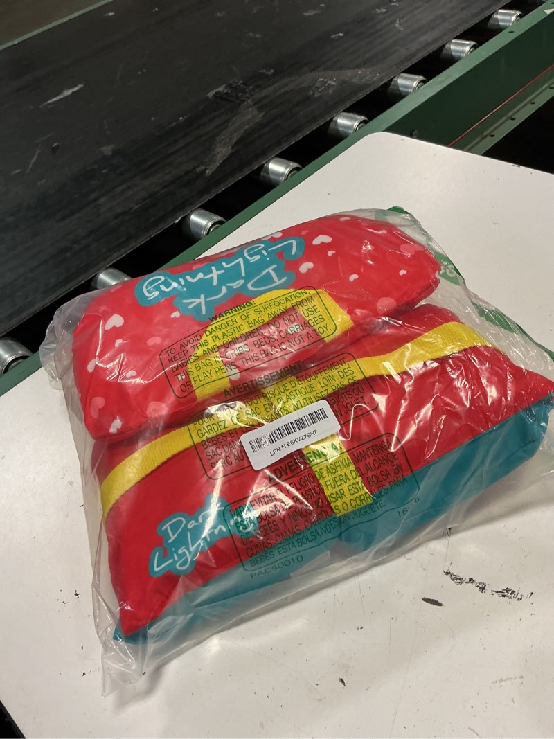 Condition photo showing Good Condition for dark lightning uscg approved infant life jacket 0-30 lbs, toddler swim vest and baby life vest for 1-3 years, 20-30 lbs, headrest, leg strap and grab handle infant vest (0-30lbs) - love
