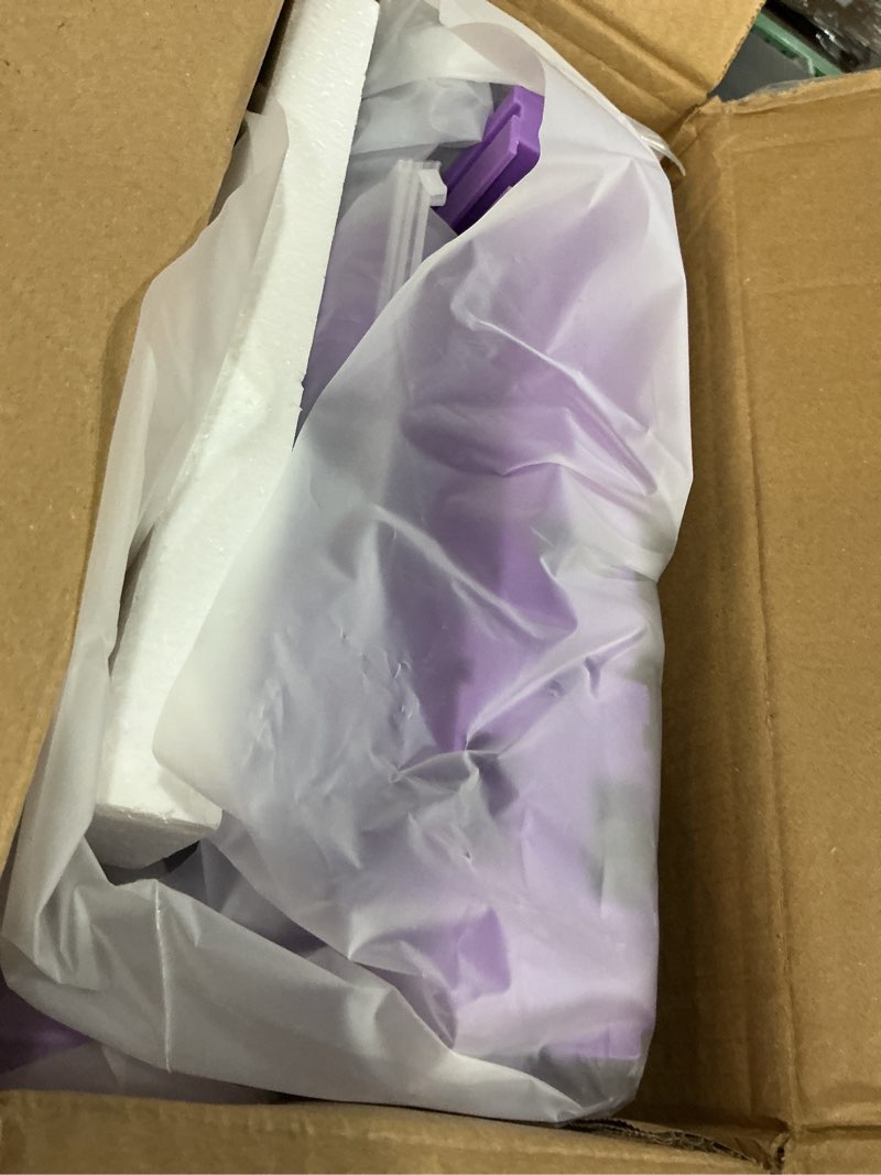 Condition photo showing New/Like New for Pilates Reformer Board – 5-in-1 Foldable Pilates Machine for Home Workout, Portable Fitness Board with Resistance Bands, Full Body Training for Women Purple