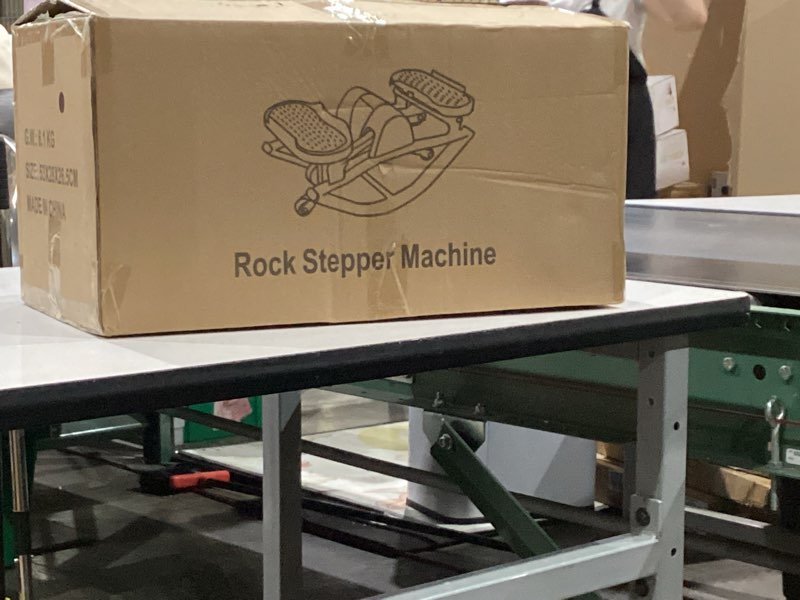 Condition photo showing New/Like New for rock stepper - steppers for exercise at home, portable stepper side to side with digital display & resistance bands, 330 lbs capacity full body workout low-impact knee-friendly 3d stair stepper