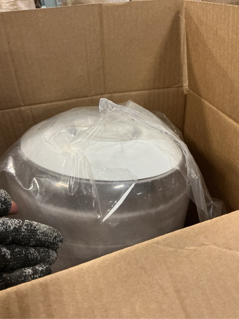 Condition photo showing As Is for dreo humidifiers for bedroom, 3l top fill 30h & 26db quiet runtime for large room, cool mist ultrasonic humidifier with humidity sensor, night light for home, baby, nursery, plants, new edition pearl white