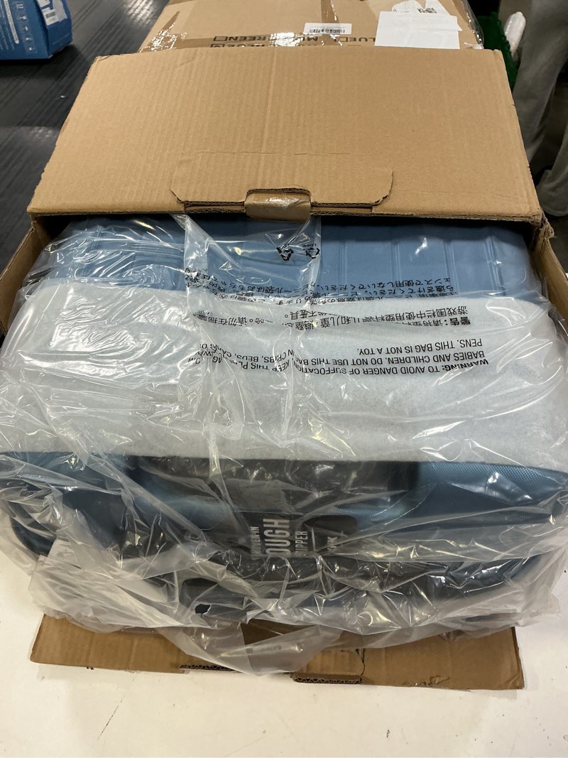 Condition photo showing New/Like New for kyme luggage sets 2 piece hardshell 20"/24" suitcase with double spinner wheels hardside suitcases sets with tsa lock pc+abs travel luggage(royalblue, 2pcs set(20"/24")) royalblue 2pcs set(20"/24")