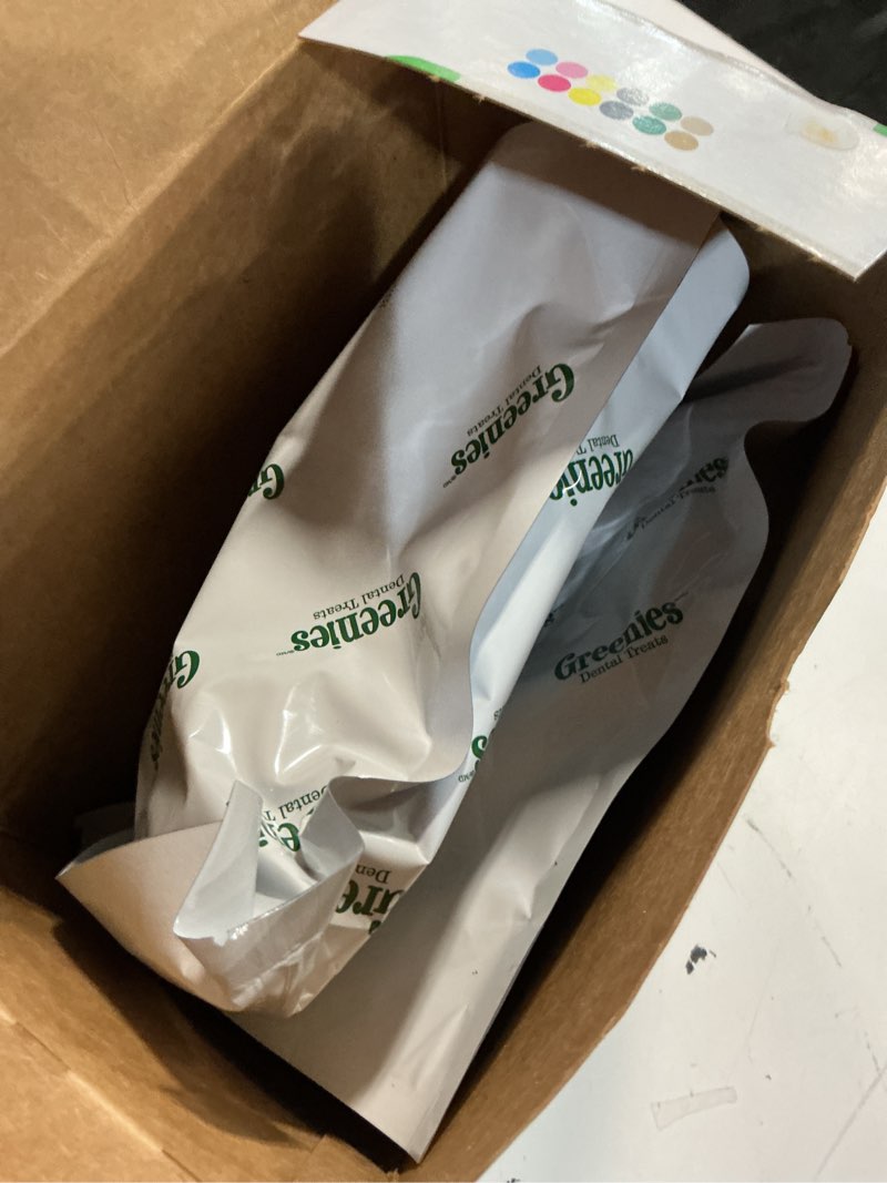 Condition photo showing New/Like New for best by-22/sep/26) greenies original teenie natural dental care dog treats, 36 oz. pack (130 treats)