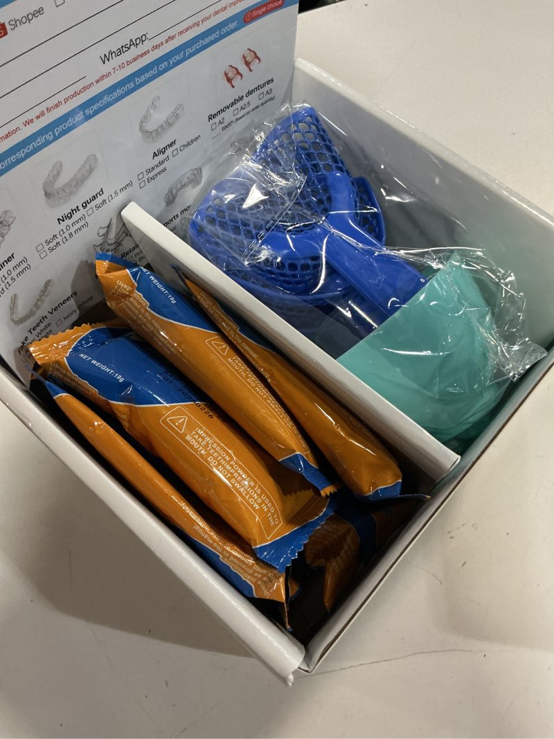 Condition photo showing Good Condition for custom clear retainers for teeth (single retainer) | upper & lower set – transparent, comfortable, bpa-free, durable, includes portable case for daily or overnight wear