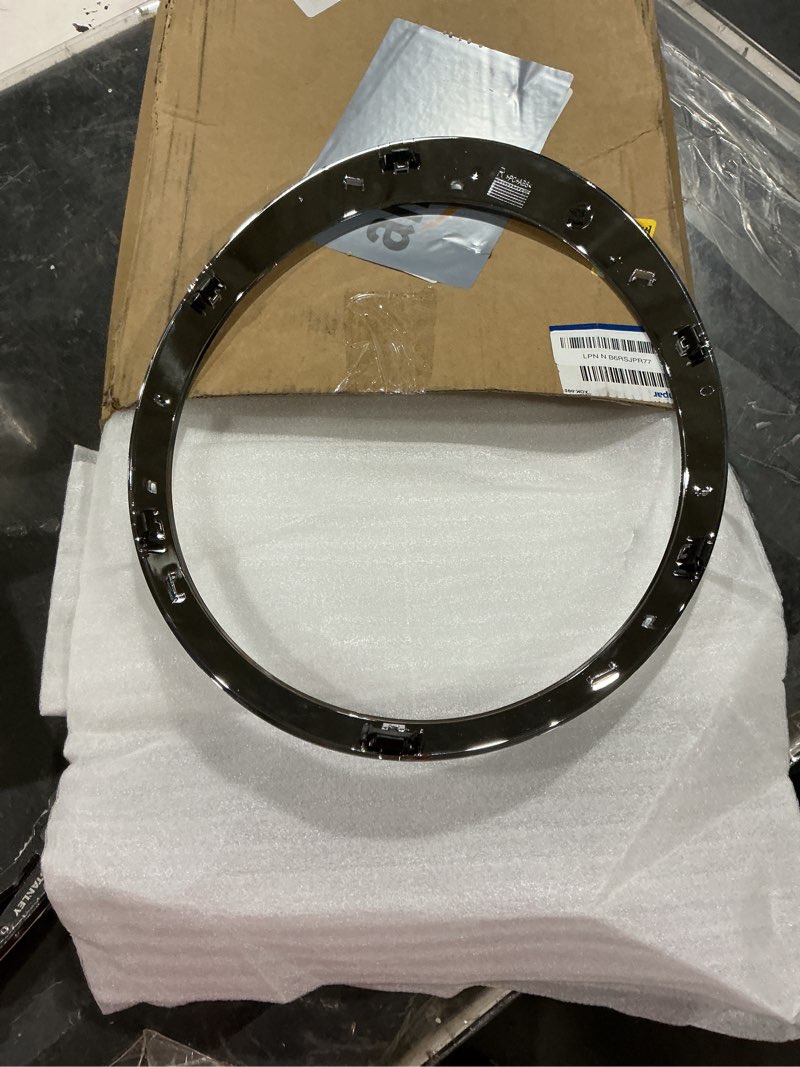 Condition photo showing Good Condition for headlight trim ring headlamp bezel compatible with 2007-2015 mini cooper r55 r56 r57 r58 r59 replaces 51137149905 51137149906 chrome pair driver passenger side