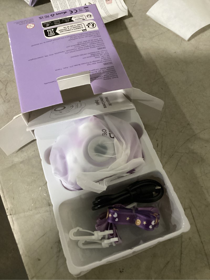 Condition photo showing Good Condition for kids camera for 3-8 years old toddlers childrens boys girls selfie camera 20 mp hd 1080p ips screen dual digital toy camera for kids christmas birthday gifts with 32gb card white purple-unicarn