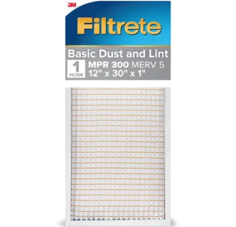 filtrete 342dc-6 dust reduction filter 12x30x1 4pack