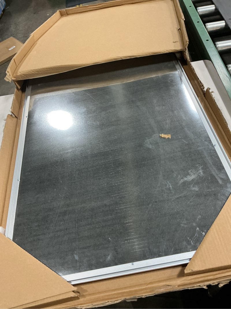 Condition photo showing Good Condition for develop magnetic dry erase white board 24x36 inch, aluminum frame wall-mounted whiteboard with detachable marker tray & magnetic surface for home office classroom kitchen memo 36"w x 24"h