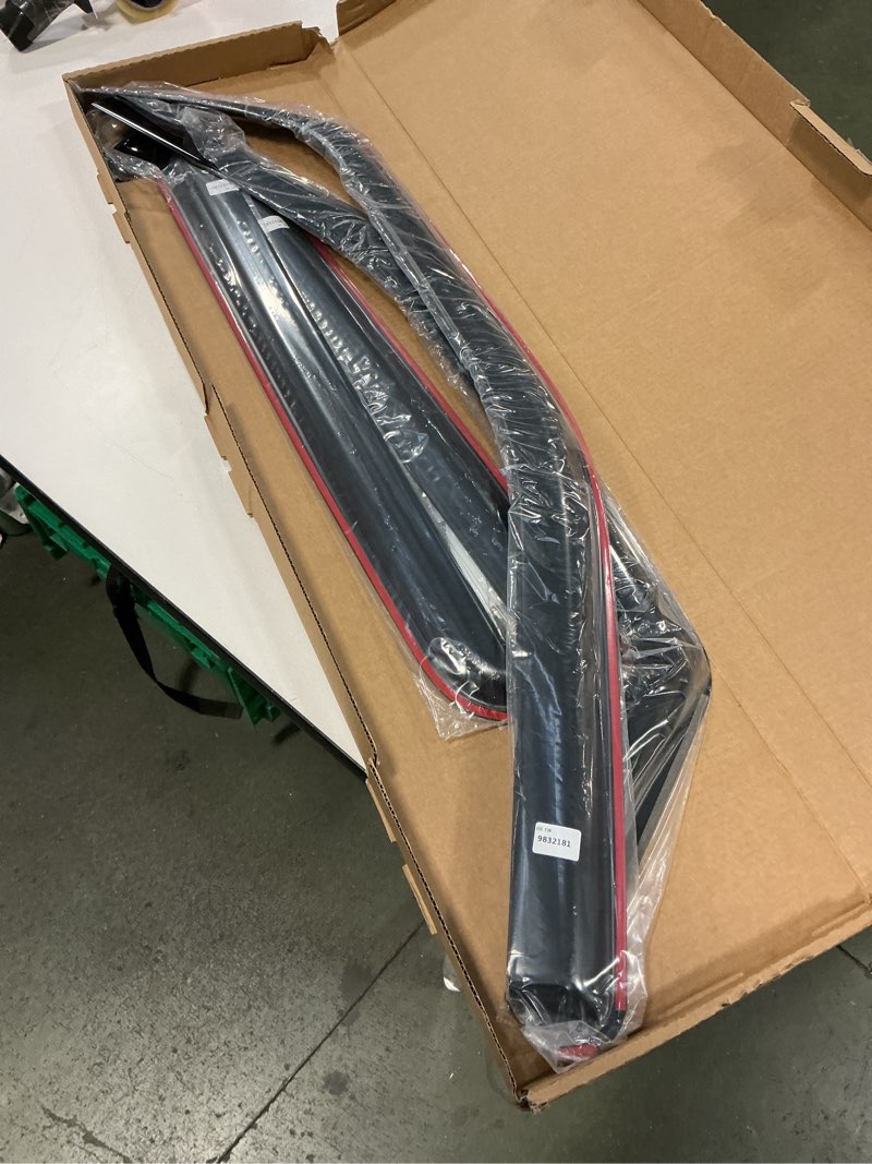 Condition photo showing New/Like New for in-Channel Window Rain Guards Fit for Ford F150 2015-2020 SuperCrew&Ford F250-F550 2017-2025 Extra Durable Window Deflectors Visor Window Vent Visors Vent Shades Exterior Truck Accessories 2015-2020 F150 SuperCrew&2017-2025 F250-F550
