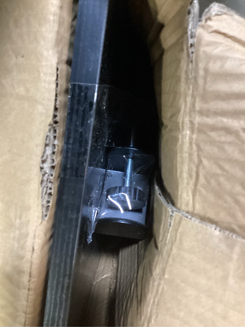 Condition photo showing Good Condition for desk extender 24‘’ x 12 inch foldable table extension folding wall table keyboard extender for desk clamp-on shelf for dorm bunk, office, kitchen bar, rv countertop, laundry room (black)