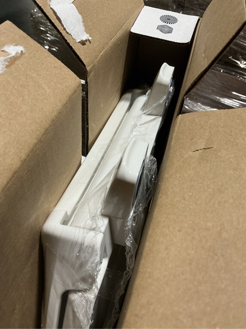 Condition photo showing Good Condition for kohler 4636-rl-0 cachet readylatch elongated toilet seat slow close, soft close toilet seat quiet lid, contoured grip-tight bumpers installation hardware, apartment essentials, white white elongated ready latch