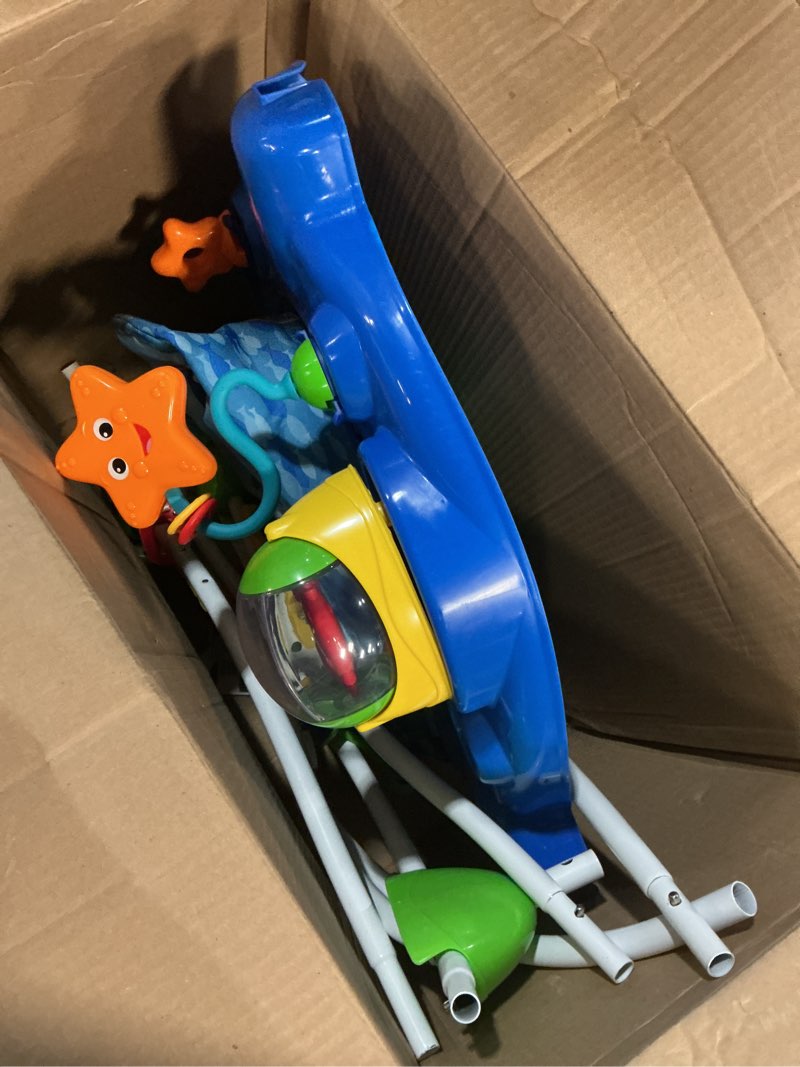 Condition photo showing As Is for Baby Einstein Neptune's Ocean Discovery Activity Baby Jumper Activity Center, Ages 6 Months +, Max Weight 25 lbs., Unisex