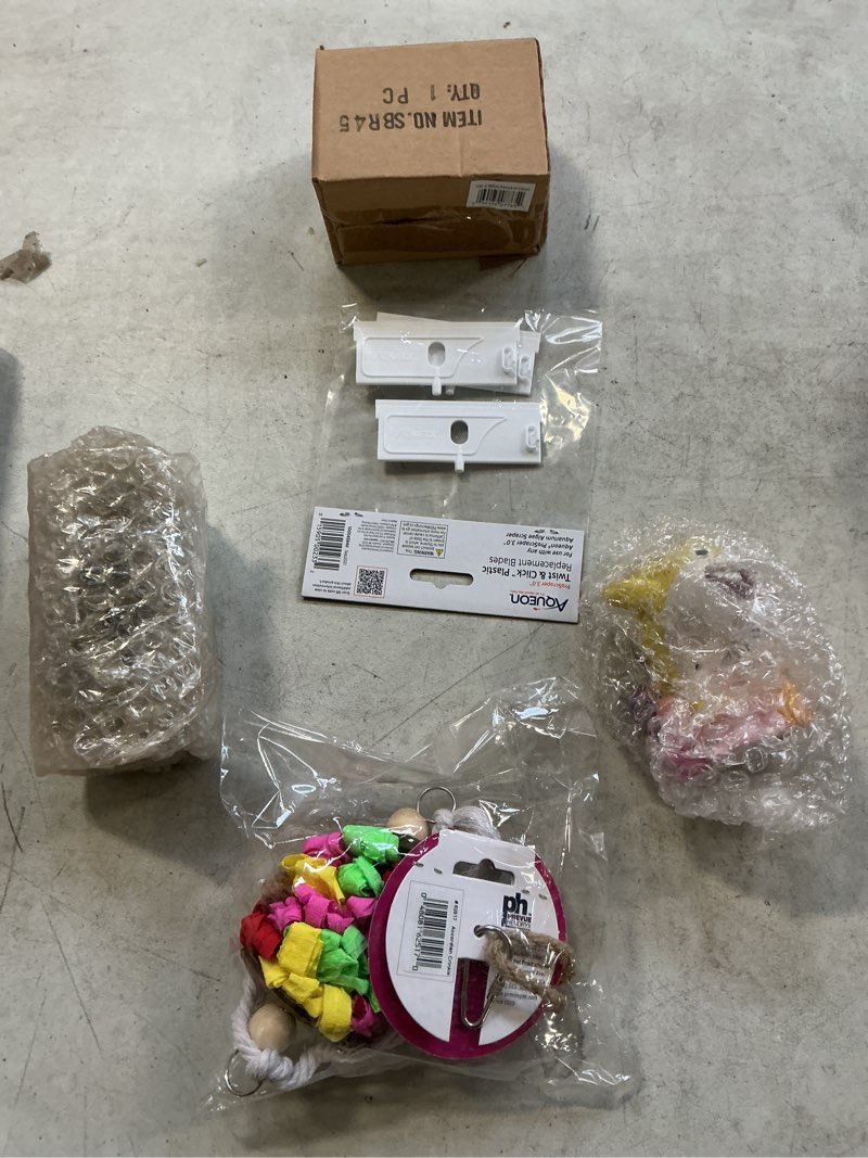 Condition photo showing New/Like New for Assortment of small pet items, Miscellaneus small, variety of items multiples pieces 5 pieces total 