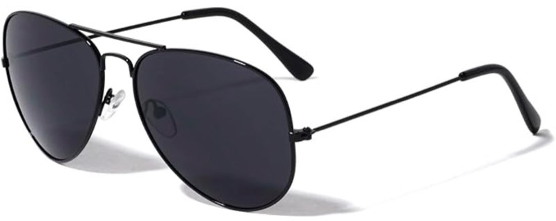 Black aviator sunglasses