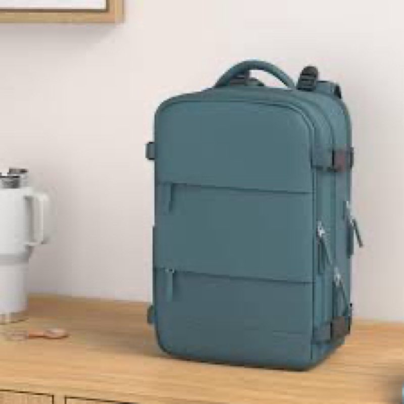 coofay vacuum backpack travel with pump vacpack travel backpack with vacuum system compression backp