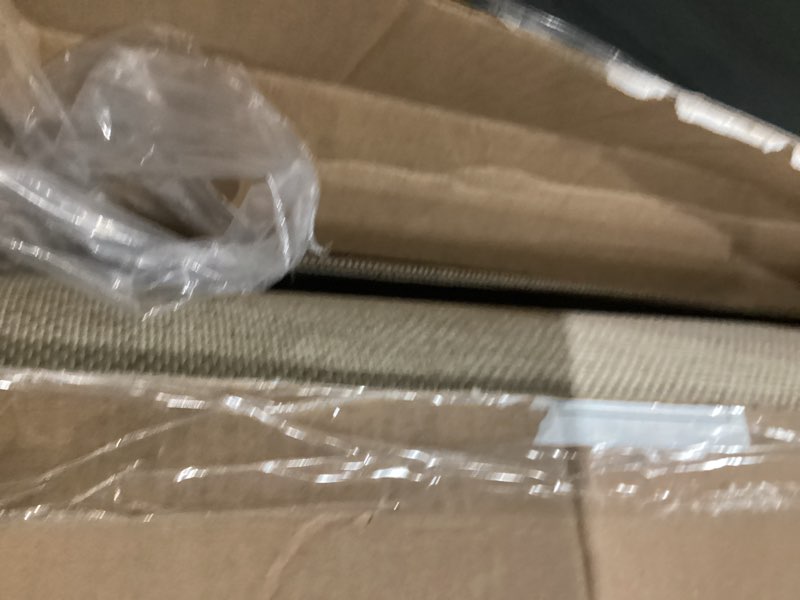 Condition photo showing Good Condition for Color&Geometry Front Door Mat Indoor 27"x59", Ultra Non Slip Rubber Backed Dirt Trapper, Low Profile Thin washable, Easy Clean Entry Entryway Rug Door Mat Indoor Entrance, Khaki (Rolled-up NO Creases) 2'3" x 5' (Rectangular) Khaki