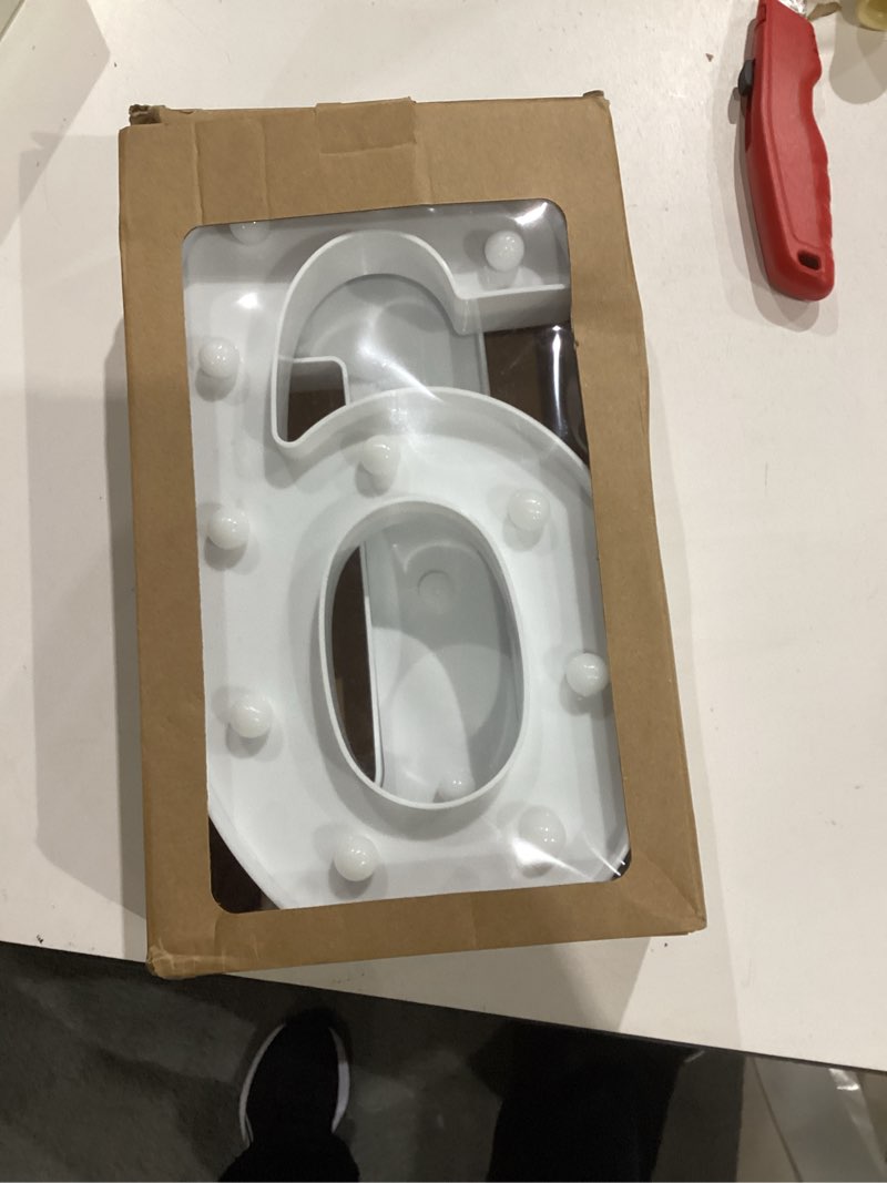 NANXU 12.6 Inch LED Marquee Light Up Numbers 16, 16th Birthday Number Lights as Gifts for Girls Wome