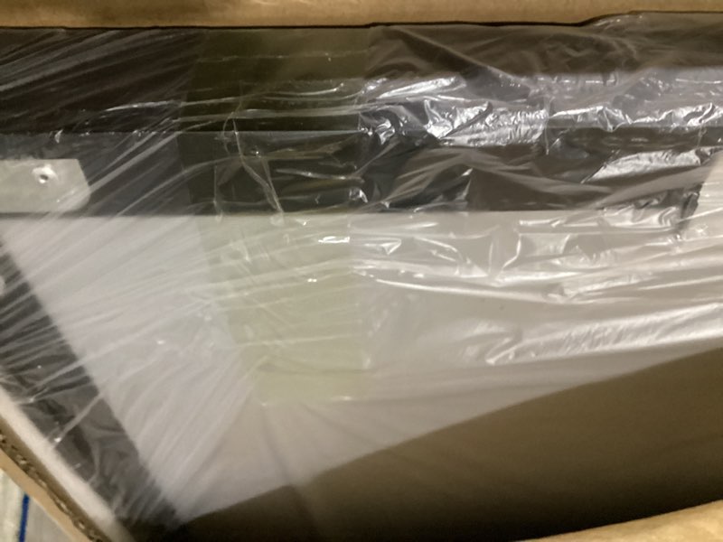 Condition photo showing Good Condition for enclosed bulletin board outdoor noticeboard with locking door, weather-resistant, grey felt, black aluminum frame, 48 x 34 in grey-2 door 48" x 34"