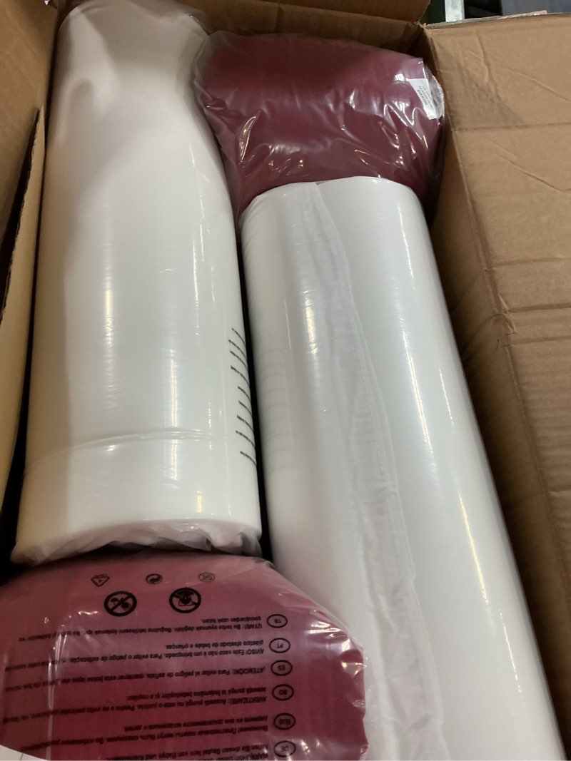 Condition photo showing New/Like New for outdoor chaise lounge cushion set of 2 with head pillow and side pockets, water repellent & weather resistant patio recliner lounge chair cushions for lawn, pool & beach (chili, 72" x 21") 72"x 21" chili 2