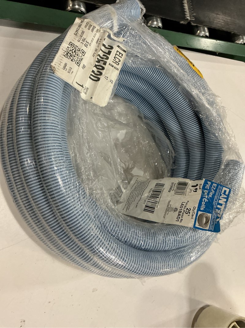 Condition photo showing As Is for cantex 1-in x 25-ft non-metallic ent conduit