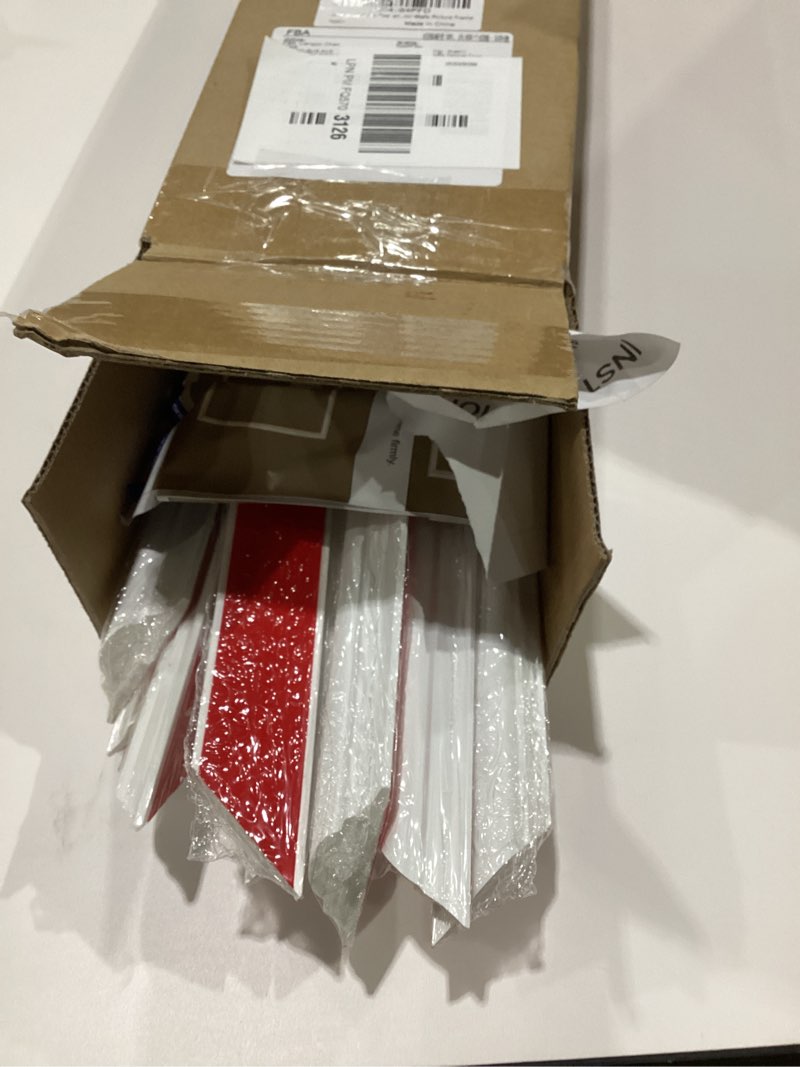 Condition photo showing New/Like New for NeatiEase 4 Set Peel and Stick Wall Molding Trim Kit, 20" x20" Premade Wainscoting Panels, Self Adhesive Moulding Panel for Interior Walls Picture Frame 20"x20" 4-Frame, White