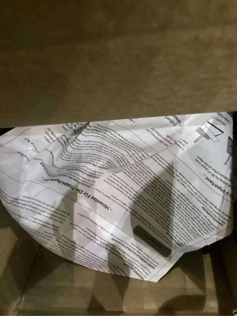 Condition photo showing New/Like New for Notrax 109 Brush Step Carpeted Indoor/Outdoor Entrance Mat for Home or Office, 3' X 5', Absorbent Slip Resistant Heavy Duty Entry Mat, Charcoal, 109S0035CH 3' x 5' (Rectangular) Charcoal Solid