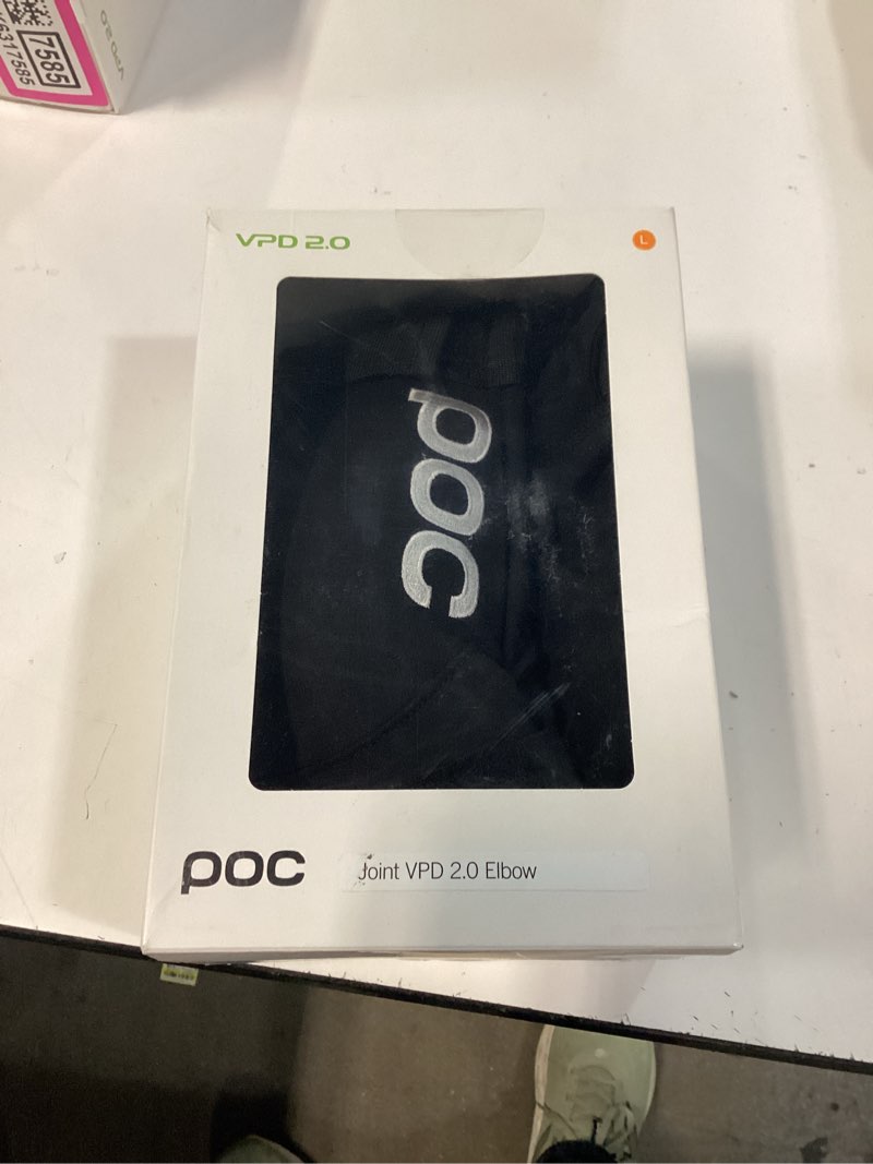 Condition photo showing New/Like New for poc joint vpd 2.0 elbow - mtb elbow pads for mountain biking, trail and downhill, vpd 2.0 protection with crash retention straps large