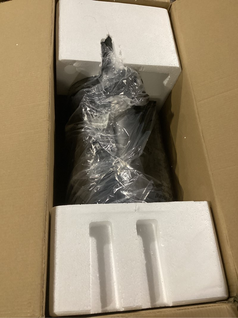 Condition photo showing New/Like New for gourmia smokeless indoor grill - air fryer combo with smoke extractor, 5 cooking presets, grill, air fry, roast, bake, dehydrate, countertop cooker, glass lid