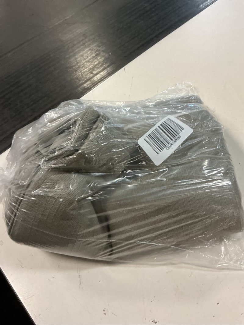 Condition photo showing Good Condition for cotton slub curtain - single panel, 48x96, grey