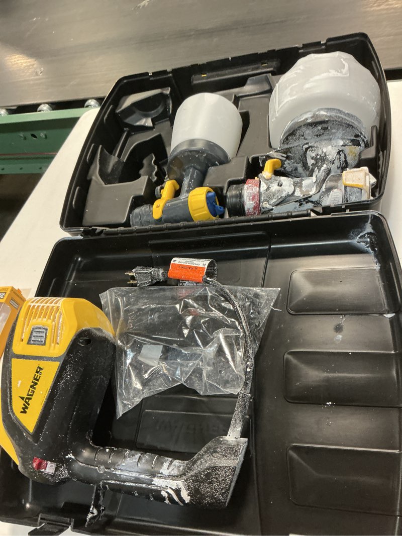Condition photo showing As Is for Wagner Flexio 3500 Electric Handheld HVLP Paint Sprayer (Compatible with Stains)