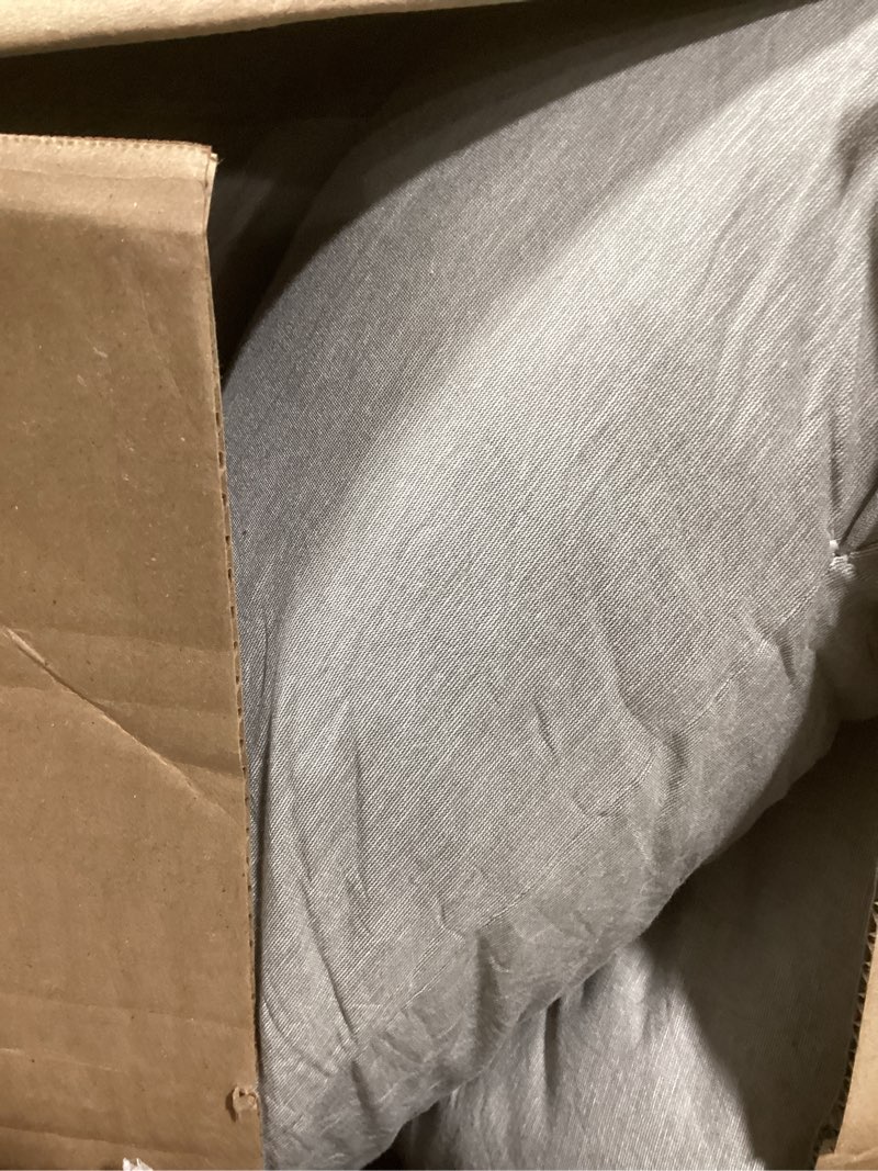 Condition photo showing Good Condition for QUEEN ROSE Pregnancy Pillow, U Shaped Full Body Pillows for Sleeping Support, 65 Inch Maternity Pillow for Pregnant Women, Grey Cooling Silky - Grey 65in