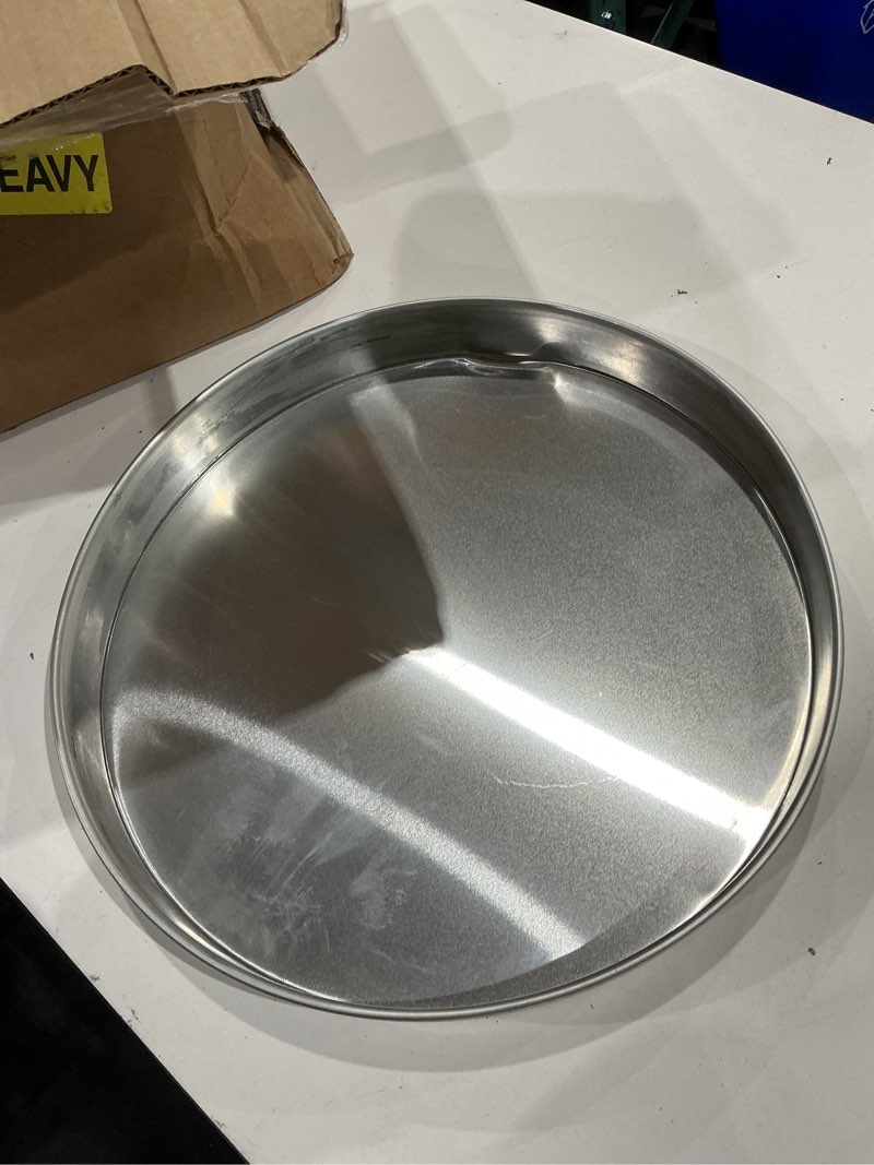 american metalcraft a80162 straight-sided pan, aluminum, 16" dia., 2" h