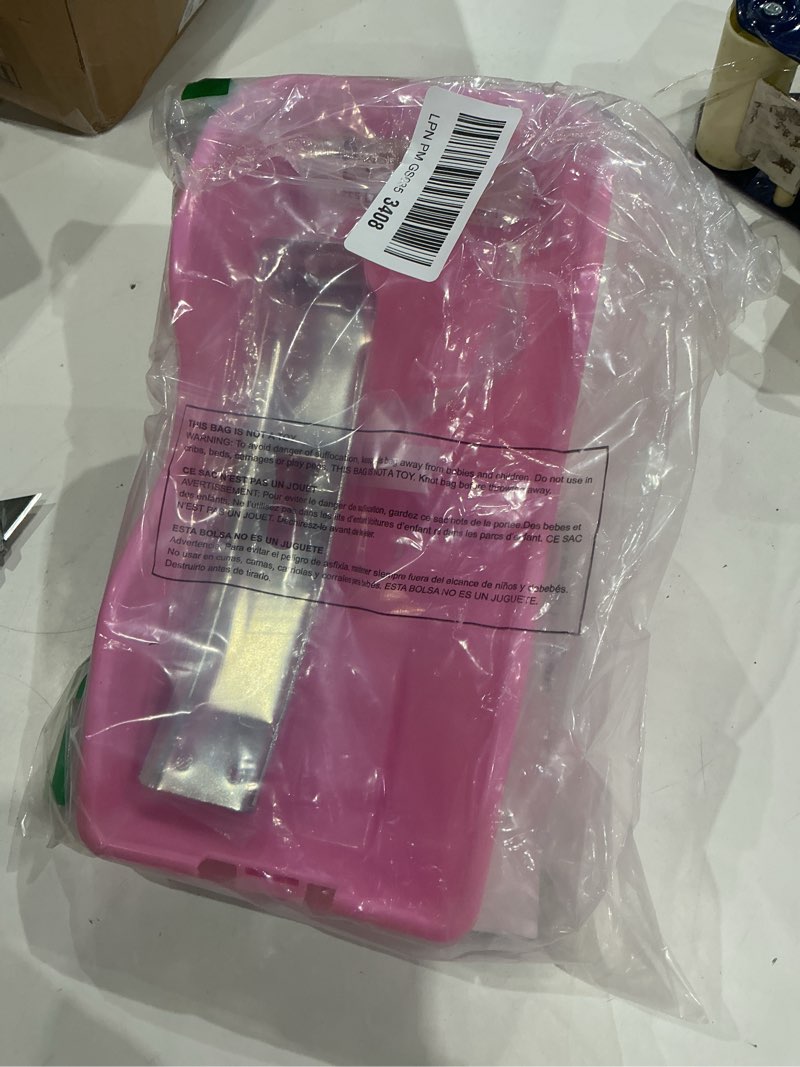 Condition photo showing Good Condition for drbike doll bike seat bicycle seat with decorate yourself decals for girls bike, doll carrier fits standard sized dolls and stuffed animals, bike attachment, kids bike accessories pink
