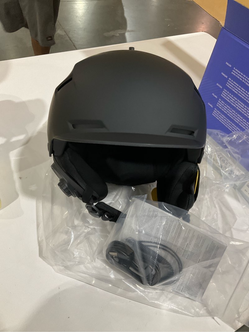 sena latitude s1 snow helmet, large, matt black