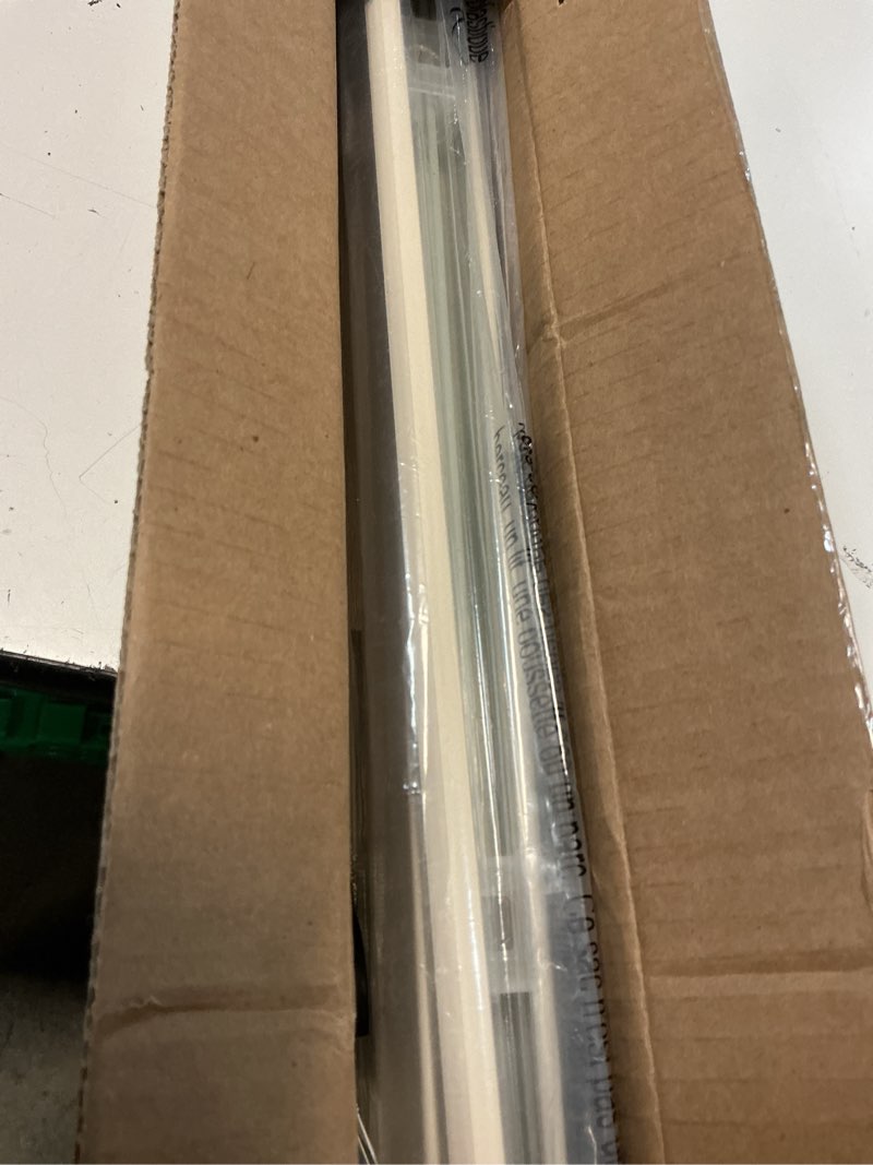 Condition photo showing Good Condition for lazblinds no tools no drill 1" vinyl mini blinds, cordless blinds for windows, light filtering horizontal window blinds & shades, 45" w x 64" h, cream cordless-cream 45" w × 64" h