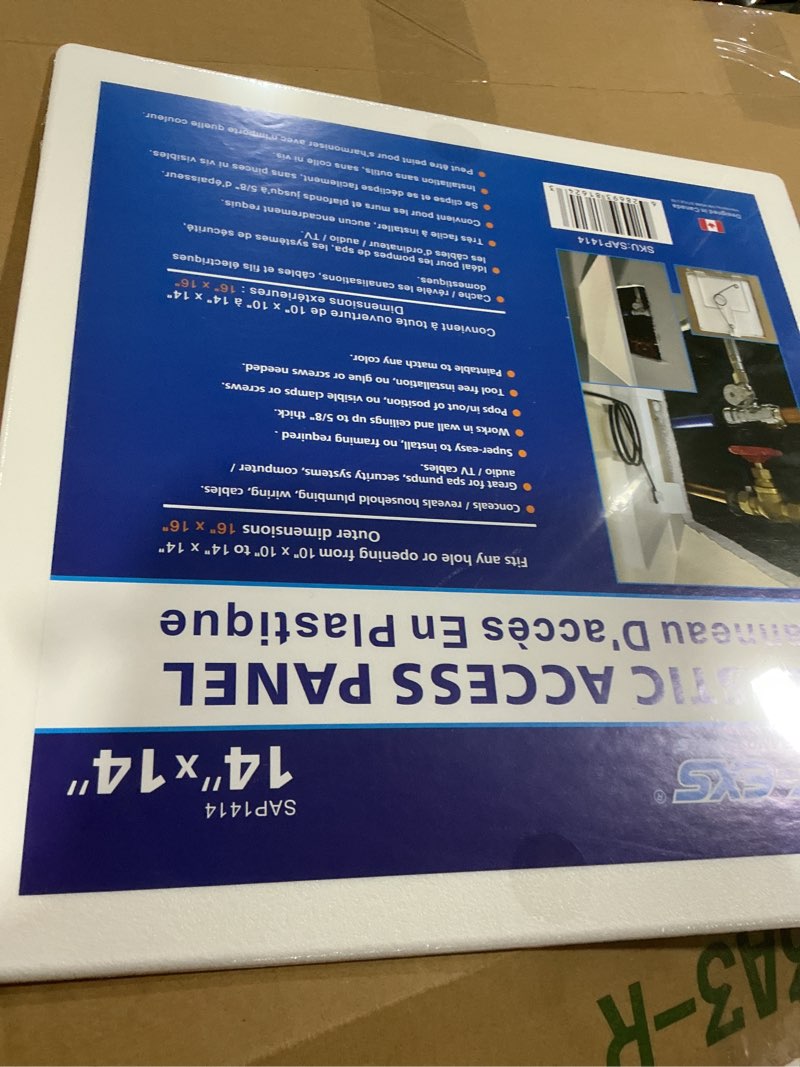 Condition photo showing Good Condition for easy-exs access panels spring-fit 14"x14" (external 16"x16") square (sap1414) for drywall, celing, electrical, plumbing hole covers 14"x14" - 1 pcs