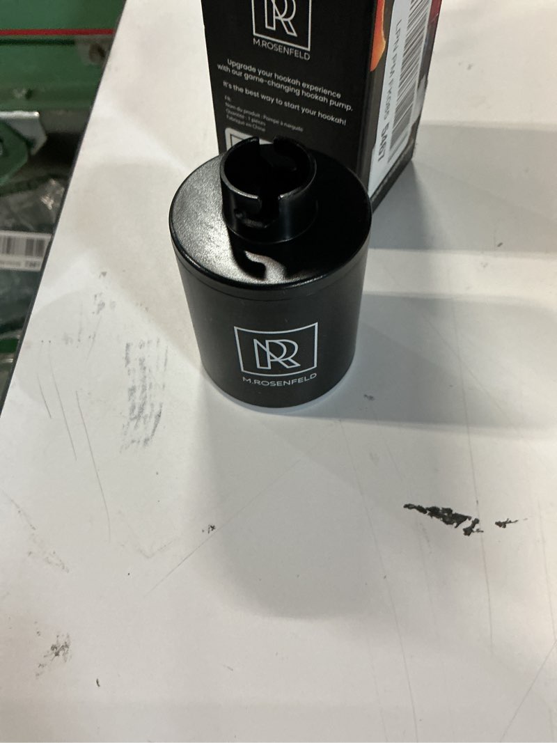 Condition photo showing Good Condition for PRO Hookah Starter Pump - Hookah Pump Starter with 1300 mAh Rechargeable Battery - Portable Electric Hooka Blower & Vacuum Starter - Mini Air Pump with LED Light, Quiet & Efficient PRO Black