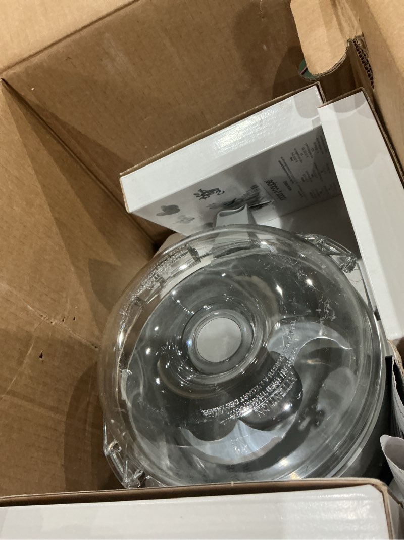 Condition photo showing As Is for robot coupe r2 dice continuous feed combination food processor dicer with 3-quart polycarbonate bowl, gray, 120-volts