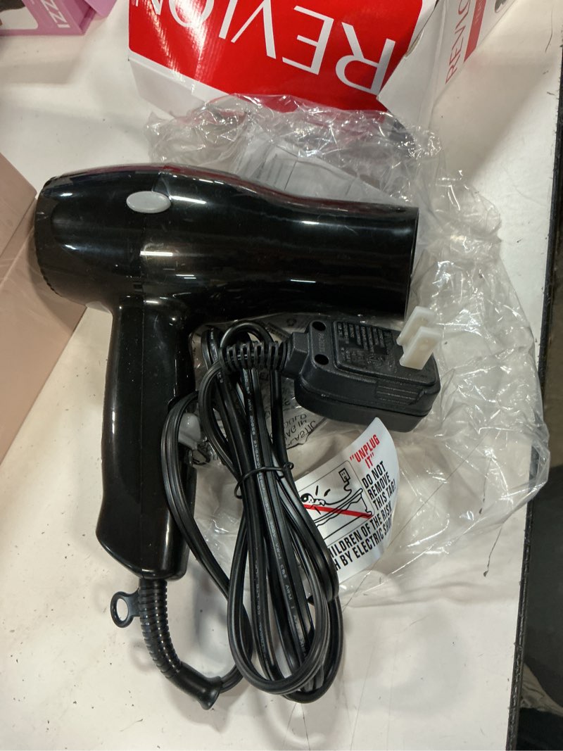 Condition photo showing As Is for revlon 1875 w travel hair dryer