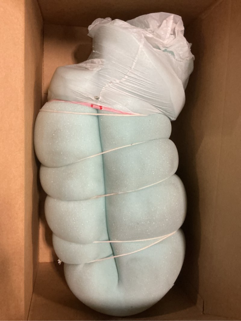 Condition photo showing As Is for (Similar to stock photo) Queen Mattress Topper, 2 Inch Gel Memory Foam, Balanced Comfort, Pressure Relief, Ventilated Breathable Design, CertiPUR-US Certified, Blue Queen 2 Inch–Solid