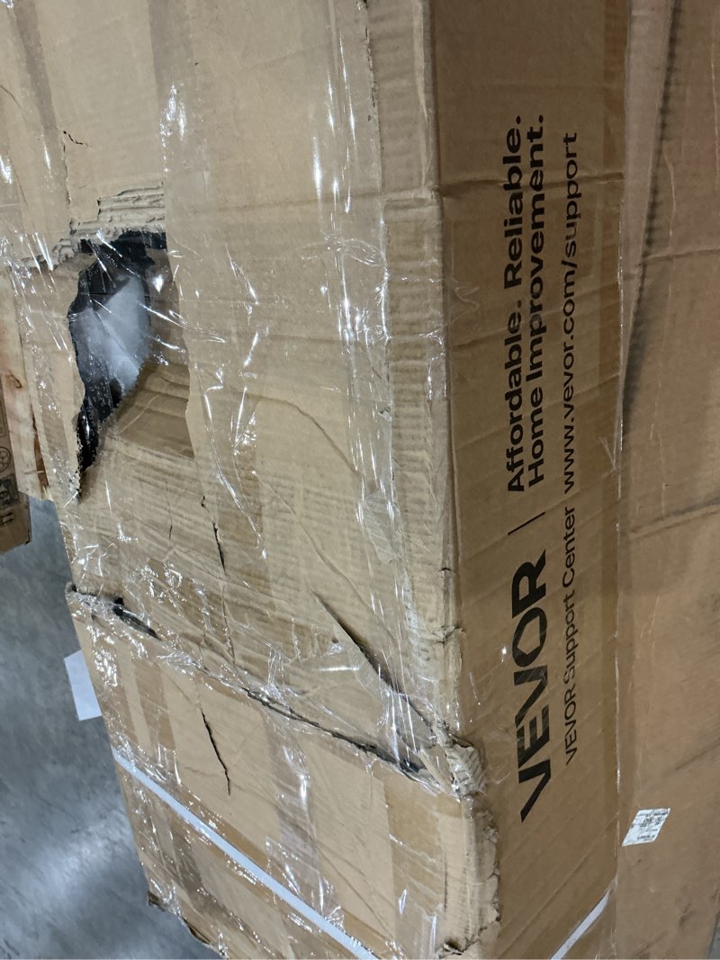 Condition photo showing Good Condition for vevor skid steer pallet frame, 4000 lbs rated load capacity, 45-inch pallet fork frame attachments with 2-inch hitch receiver & spear sleeves, fit for loaders tractors quick attach mount, frame only