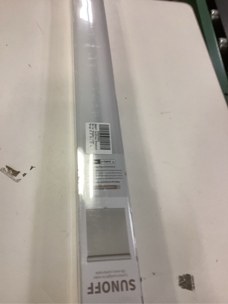 Condition photo showing New/Like New for Blackout Roller Shades Blinds Cordless for Windows Pull Down Room Darkening Door Blinds with Thermal Insulated Easy to Install for Living Room,Bedroom,Home,Office,Linen Beige 27.5" W x 72" H 27.5"W x 72"H Linen Beige