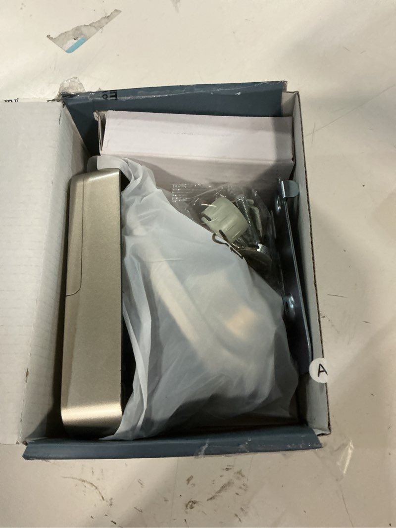 Condition photo showing Good Condition for teeho te001 keyless entry door lock with keypad - smart deadbolt lock for front door with 2 keys - auto lock - easy installation - satin nickel traditional satin nickel
