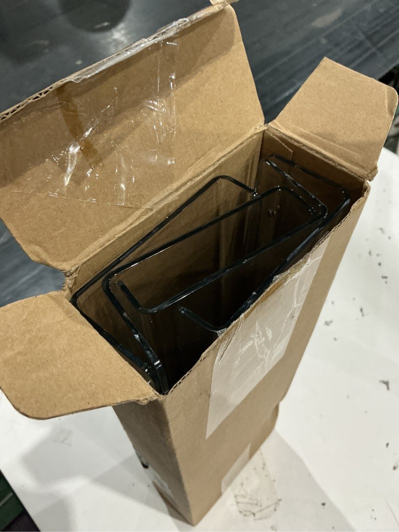 Condition photo showing Good Condition for upsimples acrylic shelves for bathroom storage, 15" floating shelves wall organizer for perfume, make up, skincare, kids bookshelf for bedroom, nursery, living room decor, clear, 4 pack 4 clear