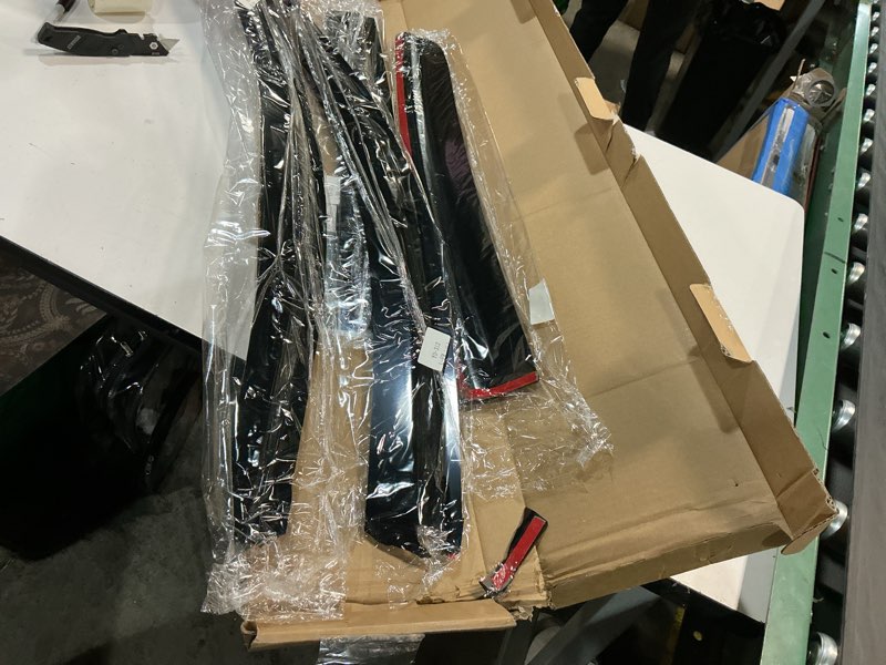 Condition photo showing As Is for window visors rain guards for 2020-2025 nissan sentra, out-channel window vent wind deflectors visors shades for 20-25 sentra