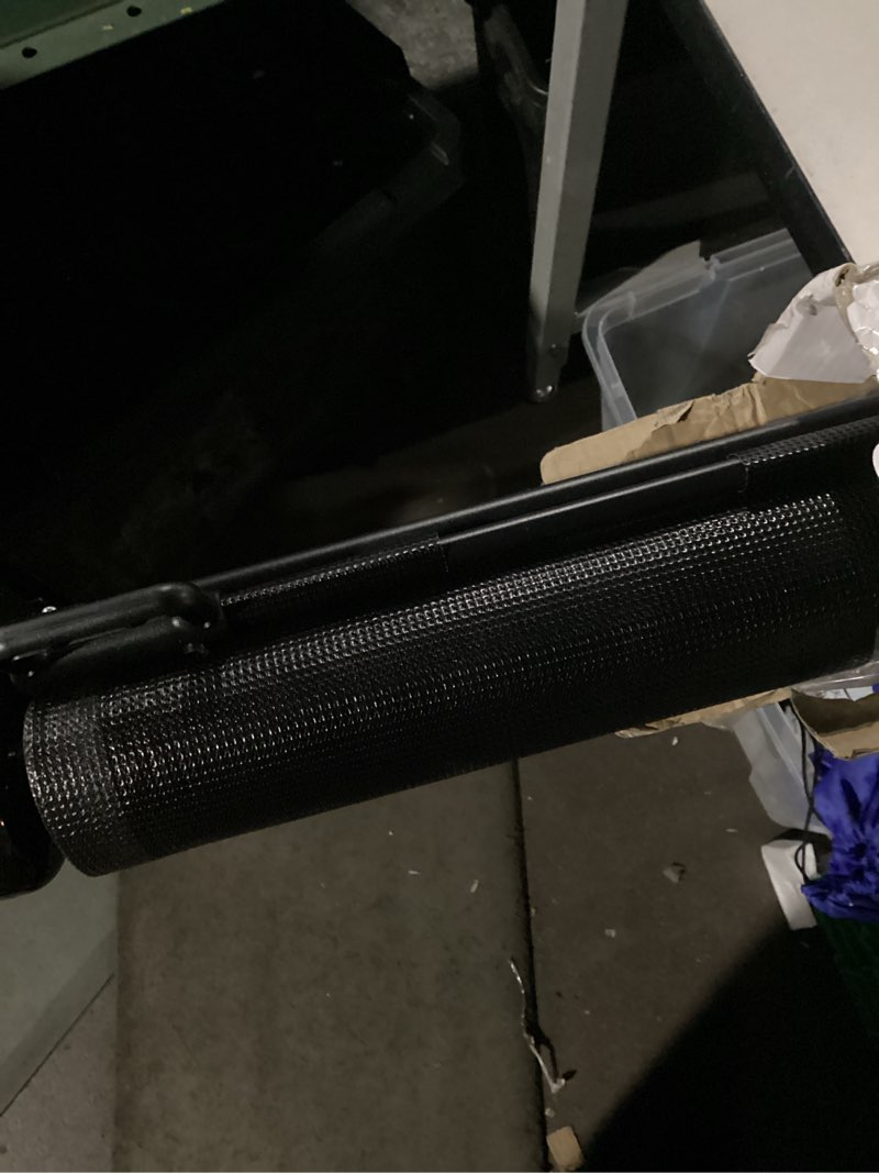 Condition photo showing New/Like New for Retractable Baby Gate for Doorways and Stairs, Mesh Safety Gate for Pet, Indoor & Outdoor Use, One-Hand Operation, Easy Installation, 33.6" Tall, Expands to 55" Wide?Black,33.6"x55")