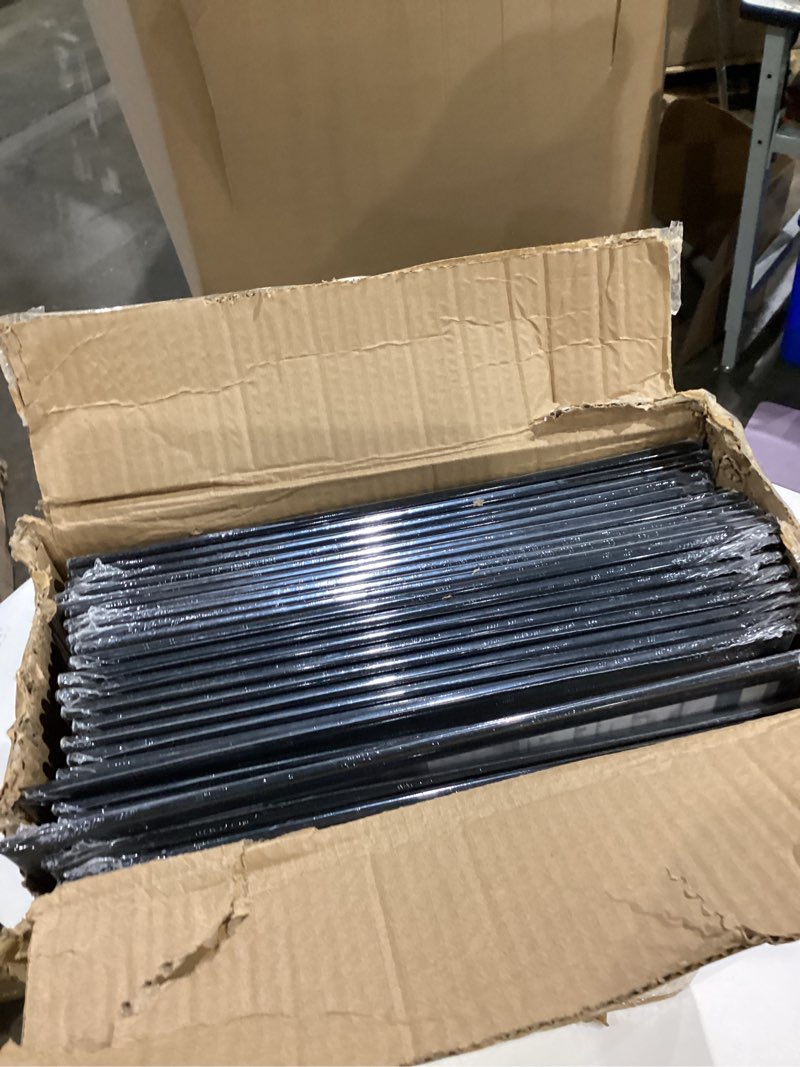 Condition photo showing Good Condition for Langdon House - 12x16 Poster Frames - Black, MultiPack of 24-12 x 16 Modern Plastic Slide-In Photo F