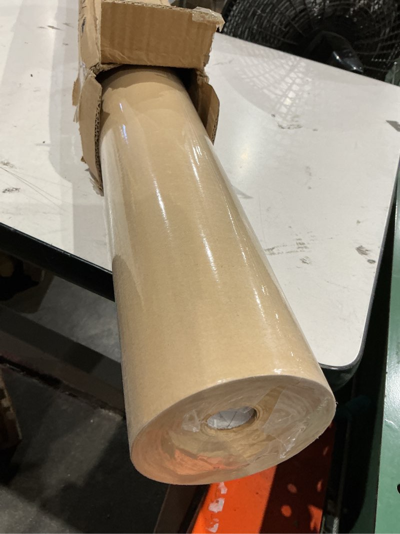 Condition photo showing Good Condition for baijiali 36" x 2,400" (200') kraft paper roll for craft bulletin board paper art table covering crafting gift wrapping bouquet packing parcel (brown, 36''x200') brown 36"x200'