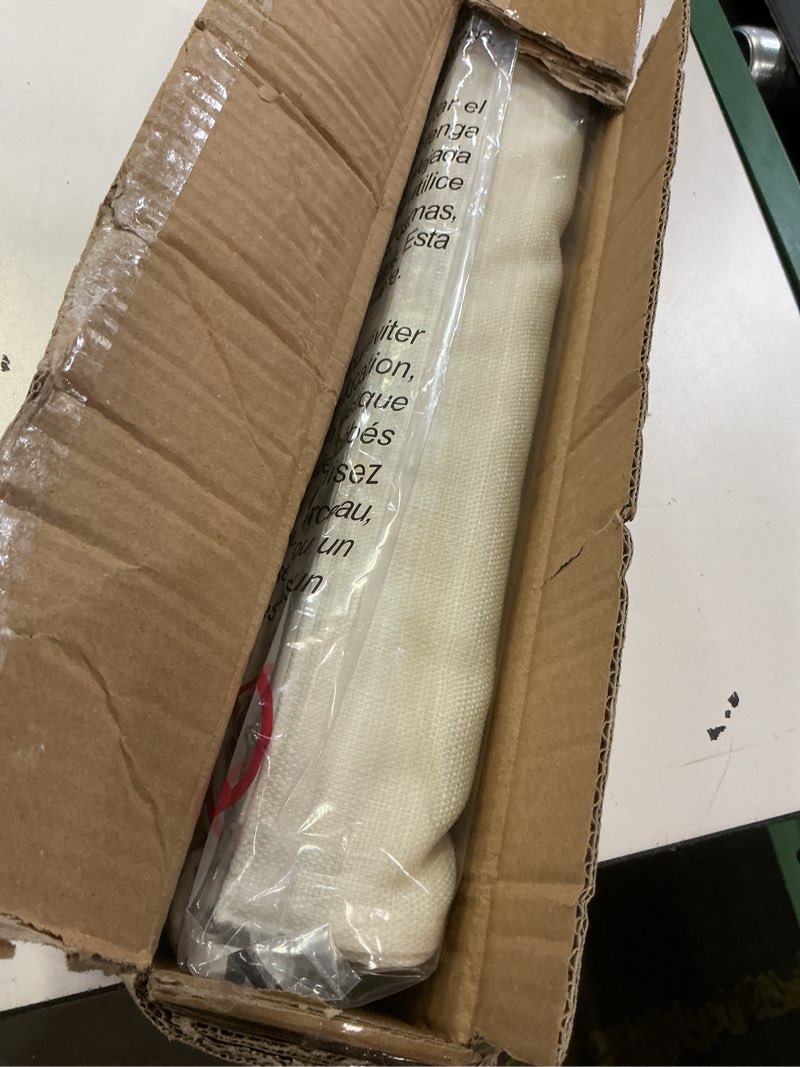 Condition photo showing Good Condition for lazblinds no drill roman shades for windows, cordless light filtering window shades with uv protection, polyester fabric for bedroom & living room, 26" w x 64" h, off white light filtering - off white 26"w x 64"h
