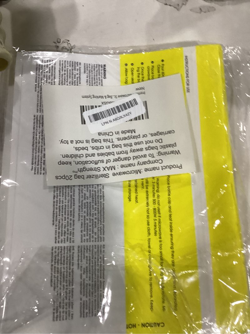 Condition photo showing Good Condition for microwave sterilizer bag