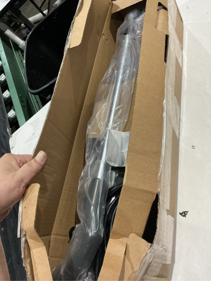 Condition photo showing Good Condition for amazon basics 2-in-1 corded stick vacuum cleaner, converts to handheld, lightweight (3.9 lbs), with washable filter, crevice tools, 0.5l dust cup, self-standing, 19.7-ft cord, 300w, black vacuum cleaner only